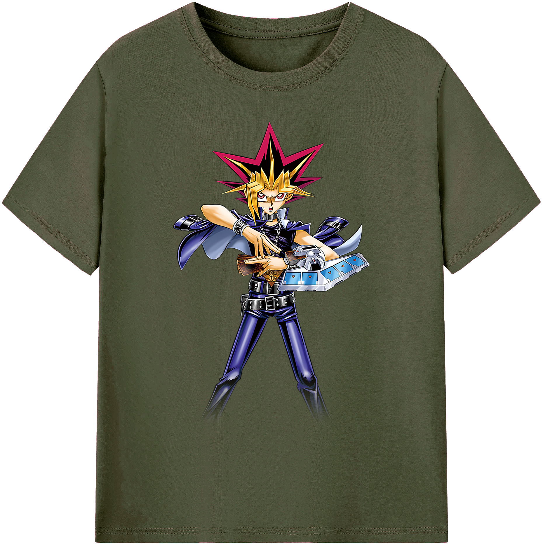（画像用） 遊☆戯☆王 Yu-Gi-Oh! 綿100％ メンズ半袖Tシャツ｜肌触りやわらか＆通気性